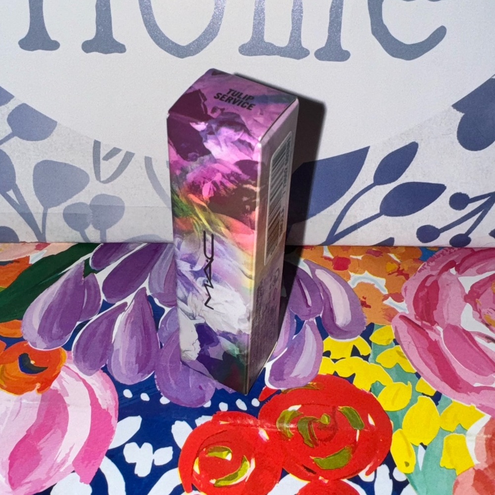 NWT NIB MAC Limited Edition Botanic Panic Matte Lipstick Tulip Service Full Size - Picture 9 of 16